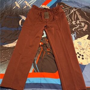 NWT MENS JORDAN x A MA MANIERE TROUSER XL BURGUNDY COLOR RARE !!!!!